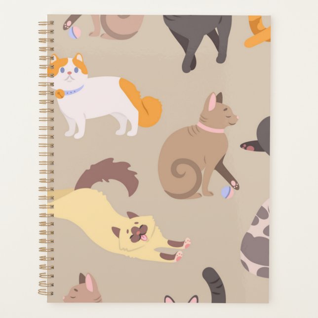 Agenda Patrón de gato (Anverso)
