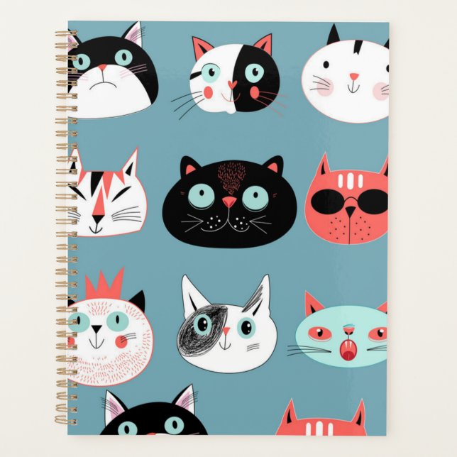 Agenda Patrón de gato (Anverso)