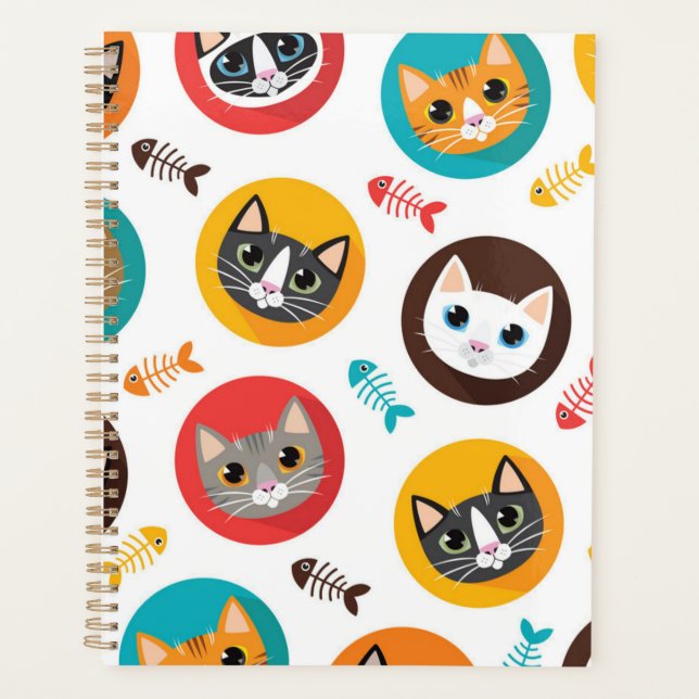 Agenda Patrón de gato (Anverso)