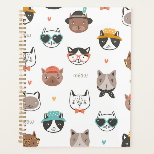 Agenda Patrón de gato (Anverso)