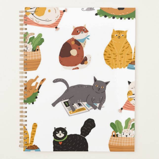 Agenda Patrón de gato (Anverso)