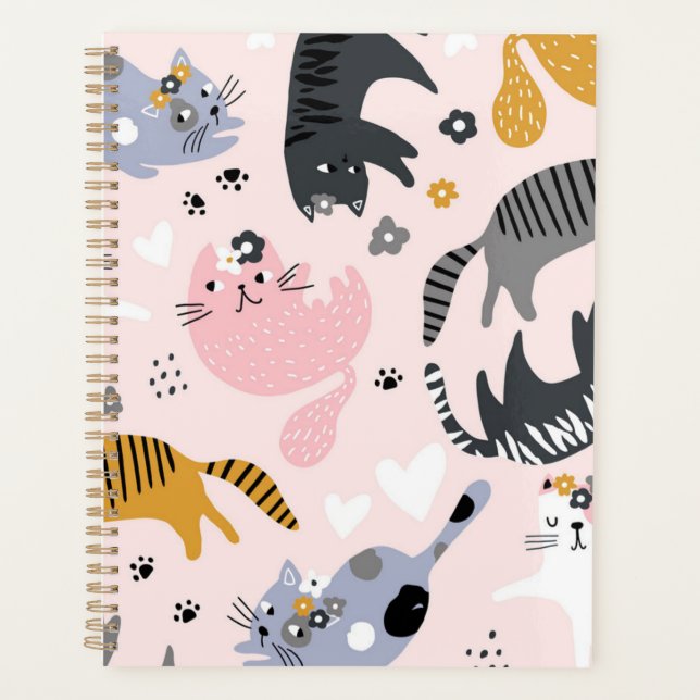 Agenda Patrón de gato (Anverso)
