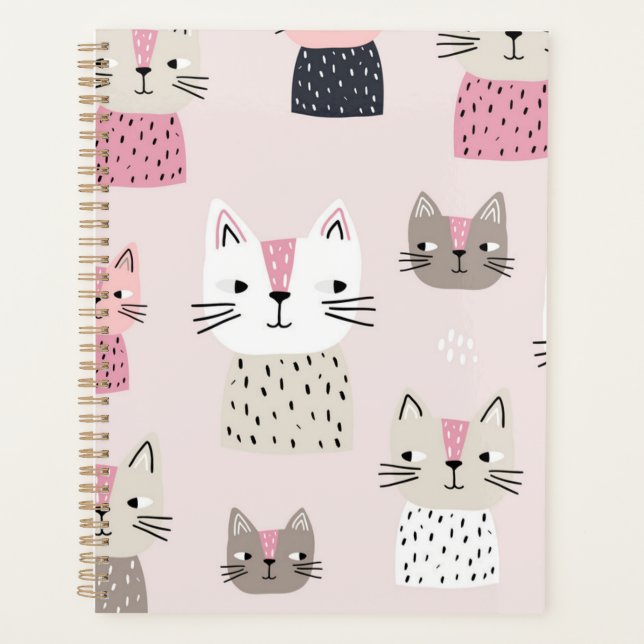 Agenda Patrón de gato (Anverso)