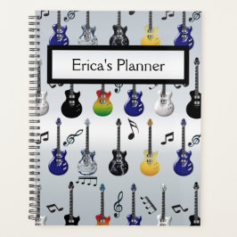 Agenda Patrón de guitarra eléctrica