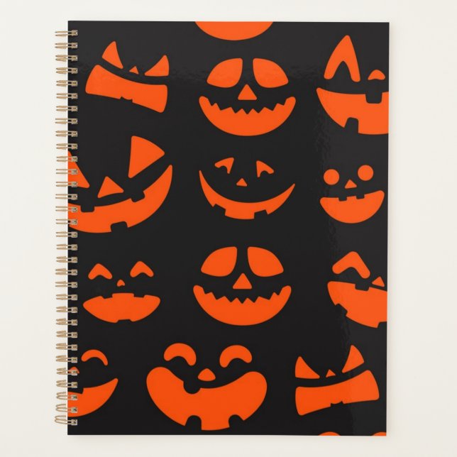 Agenda Patrón de Halloween (Anverso)