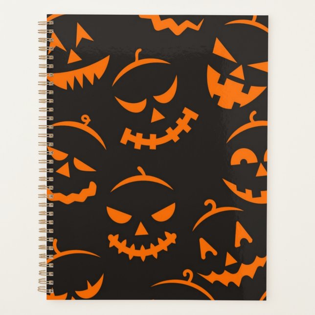 Agenda Patrón de Halloween (Anverso)