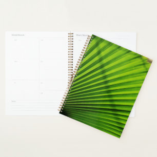 Agenda Patrón de hoja de palma gigante
