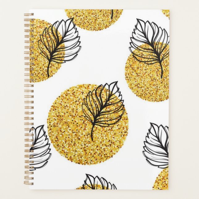 Agenda Patrón de hojas (Anverso)