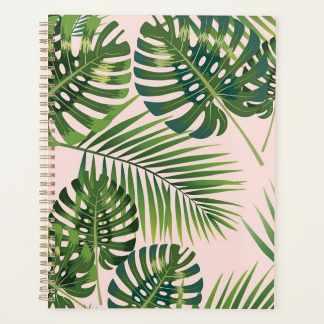 Agenda Patrón de hojas (Anverso)