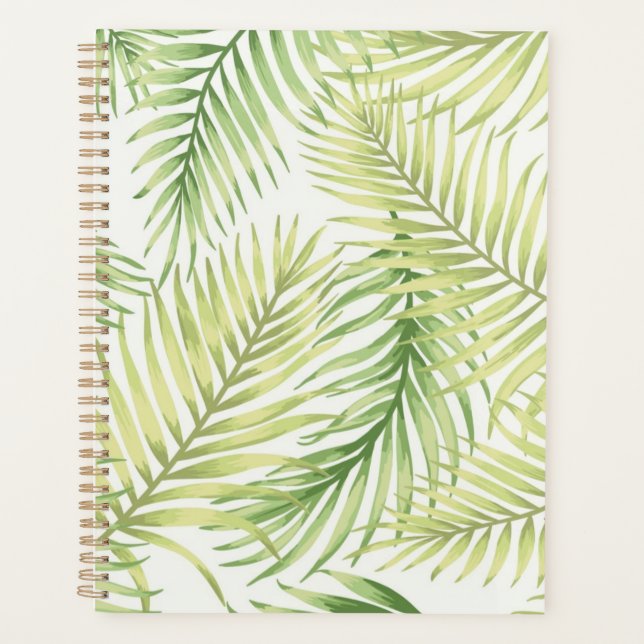 Agenda Patrón de hojas (Anverso)