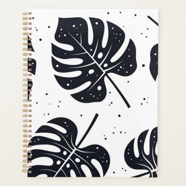 Agenda Patrón de hojas (Anverso)