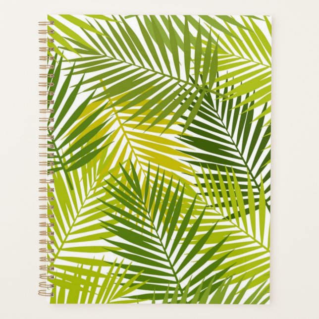 Agenda Patrón de hojas (Anverso)