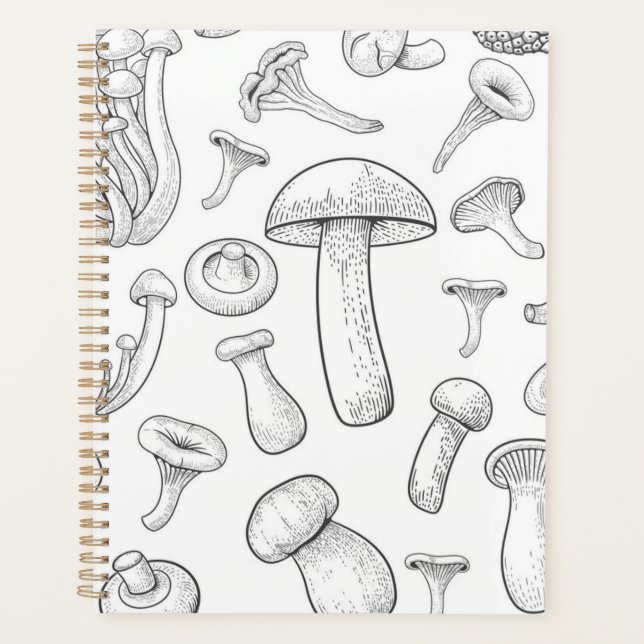 Agenda Patrón de hongos (Anverso)