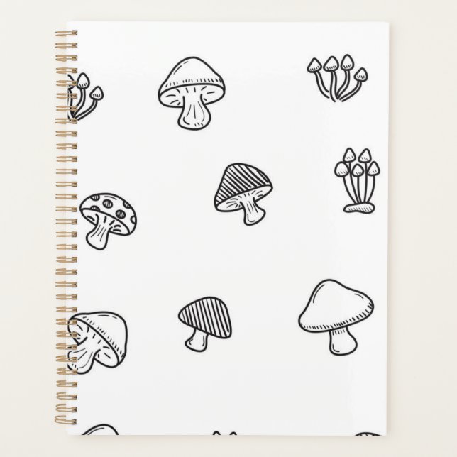 Agenda Patrón de hongos (Anverso)