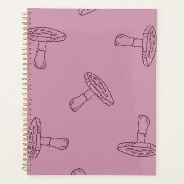 Agenda Patrón de hongos (Anverso)