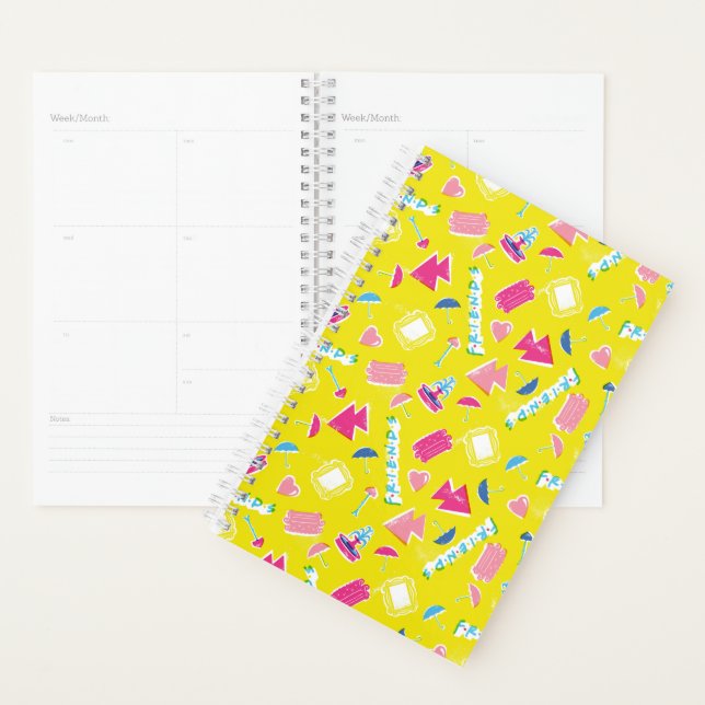 Agenda Patrón de icono Neon FRIENDS™ (Demostración)