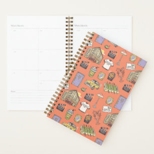 Agenda Patrón de iconos coloridos de FRIENDS™