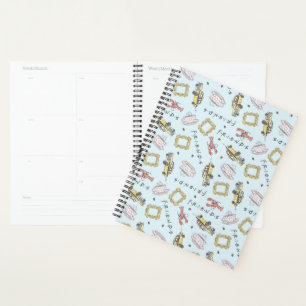 Agenda Patrón de iconos de acuarela de FRIENDS™