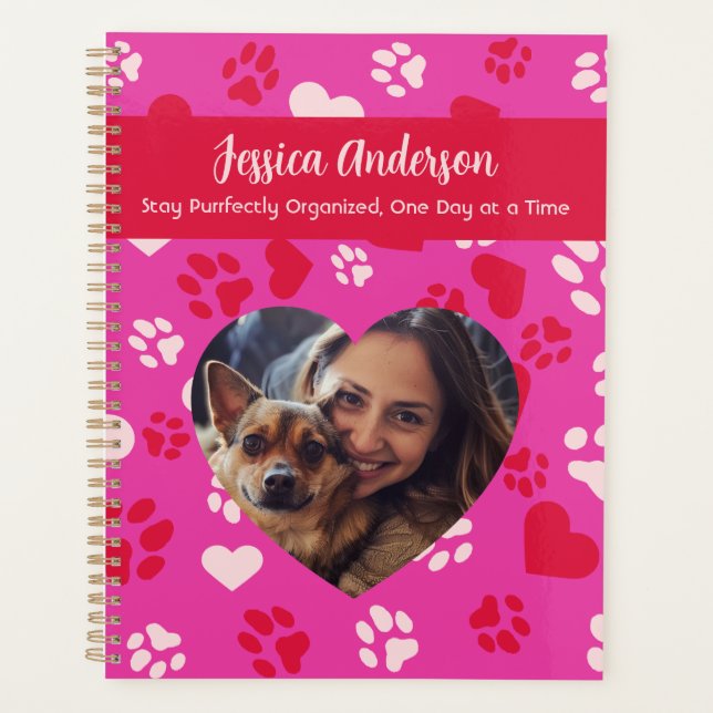 Agenda Patrón de impresiones personalizadas de fotografía (Anverso)