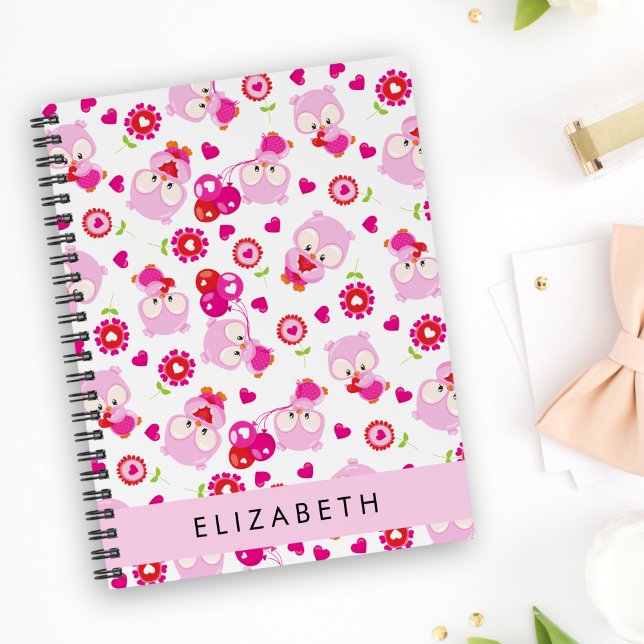 Agenda Patrón De Lechuzas, Lechuzas Cutas, Lechuzas Rosad (Subido por el creador)