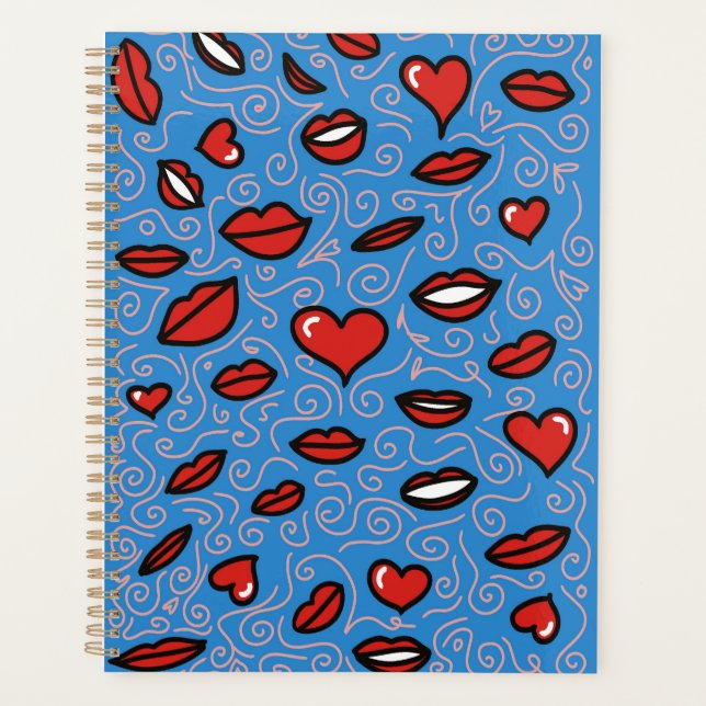 Agenda Patrón de leves divertidos y audaces (Anverso)