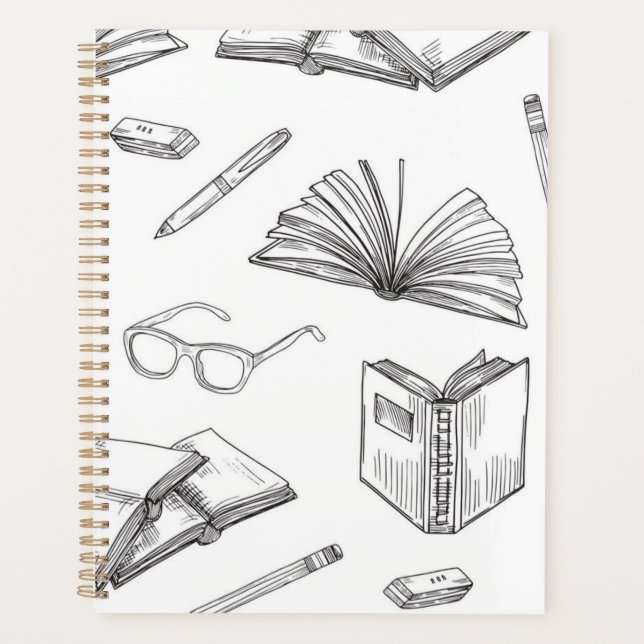 Agenda Patrón de libro (Anverso)
