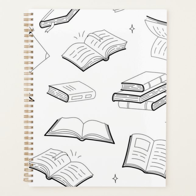 Agenda Patrón de libro (Anverso)