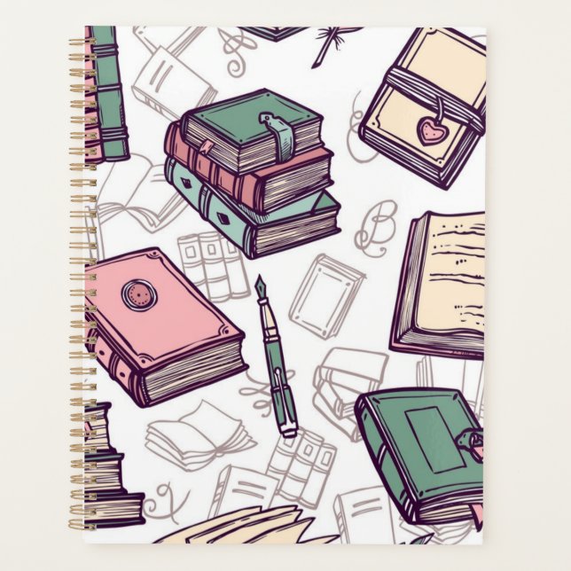Agenda Patrón de libro (Anverso)