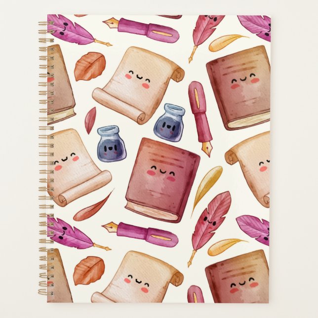 Agenda Patrón de libro (Anverso)