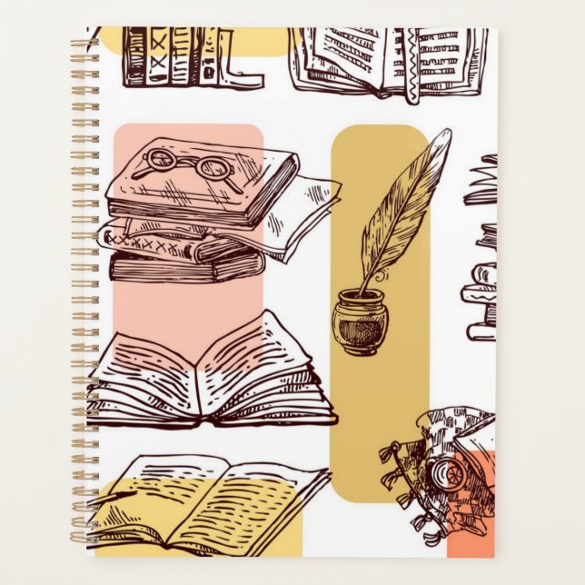 Agenda Patrón de libro (Anverso)