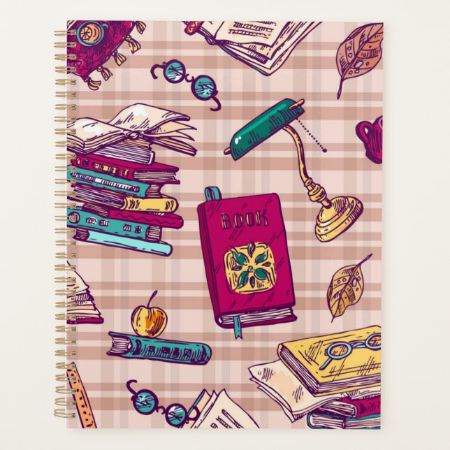 Agenda Patrón de libro (Anverso)