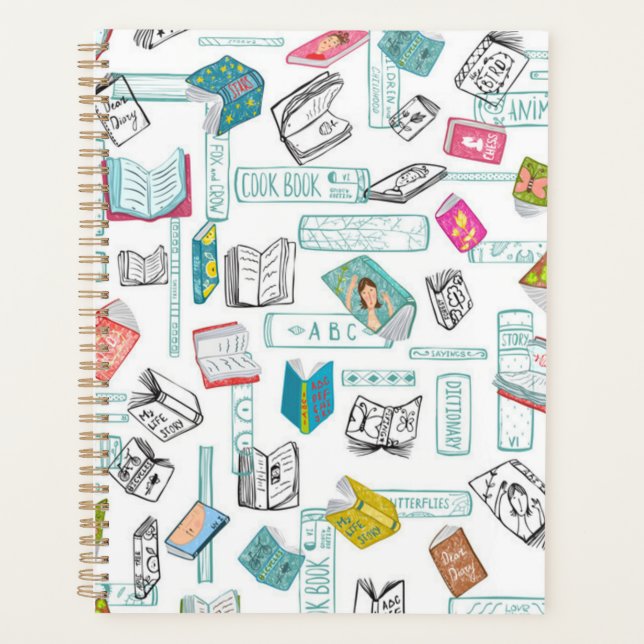Agenda Patrón de libro (Anverso)