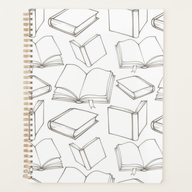 Agenda Patrón de libro (Anverso)