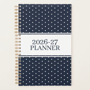 Agenda Patrón de lunares sin fecha adorable