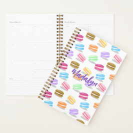 Agenda patrón de macarons caprichoso