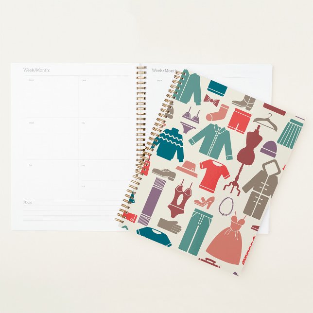 Agenda Patrón de moda de moda Diseño Gráfico de ropa (Subido por el creador)