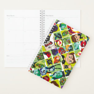 Agenda Patrón de mosaico de Ben 10 Alien