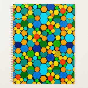 Agenda Patrón de mosaico geométrico abstracto