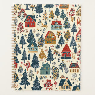 Agenda Patrón de Navidades de madera de época (20)