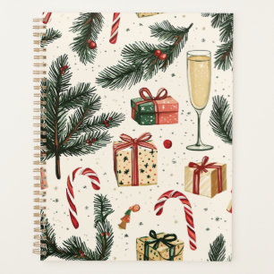 Agenda Patrón de Navidades florales de Poinsettia (1)