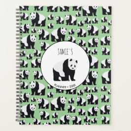 Agenda Patrón De Oso De Panda Cuta