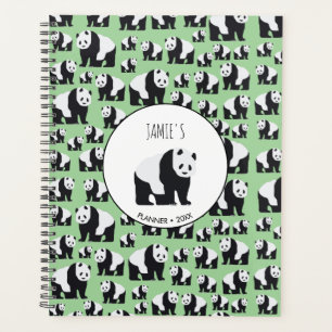 Agenda Patrón De Oso De Panda Cuta