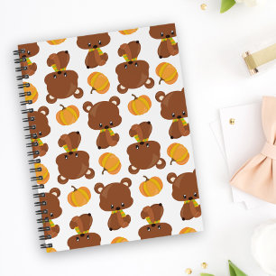 Agenda Patrón De Osos, Osos Cubiertos, Caída, Calabazas