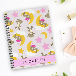 Agenda Patrón De Osos, Osos De Teddy, Estrellas, Tu Nombr