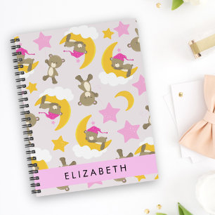 Agenda Patrón De Osos, Osos De Teddy, Estrellas, Tu Nombr