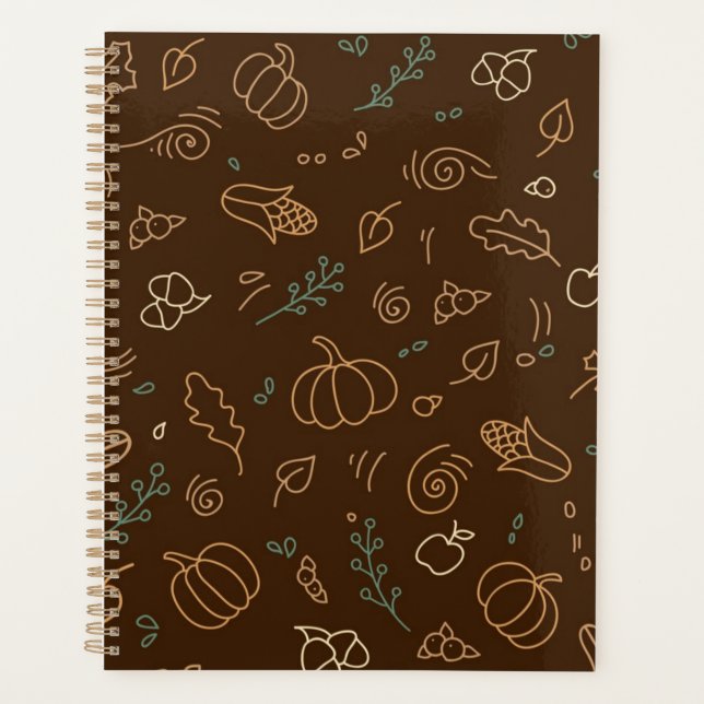Agenda Patrón de otoño (Anverso)
