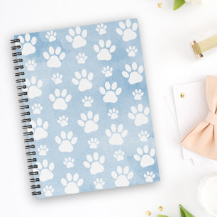Agenda Patrón De Paws, Patas Blancas, Colores De Agua, Az