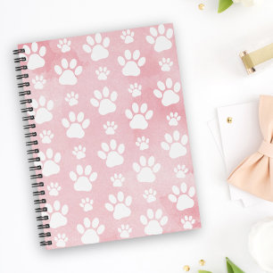Agenda Patrón De Paws, Patas Blancas, Colores De Agua, Ro