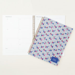 Agenda Patrón de perro geométrico
