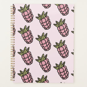 Agenda Patrón de piña Y2K Retro Funky